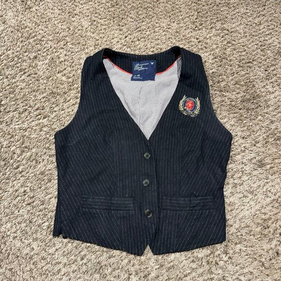 American Eagle Black Crescent Logo Boys Size Medium - Picture 1 of 4